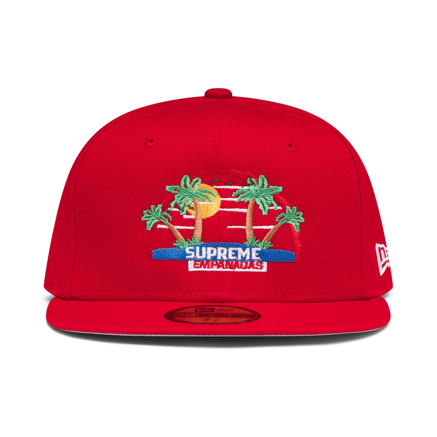 SUPREME EMPANADAS FITTED HATS- RED