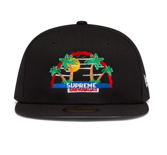 SUPREME EMPANADAS FITTED HAT - BLACK